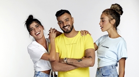 נטע ברזני איתי לוי וירדן ויזל, צילום: עופר חג'יוב